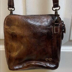 Bed Stu Distressed Leather Messenger Bag